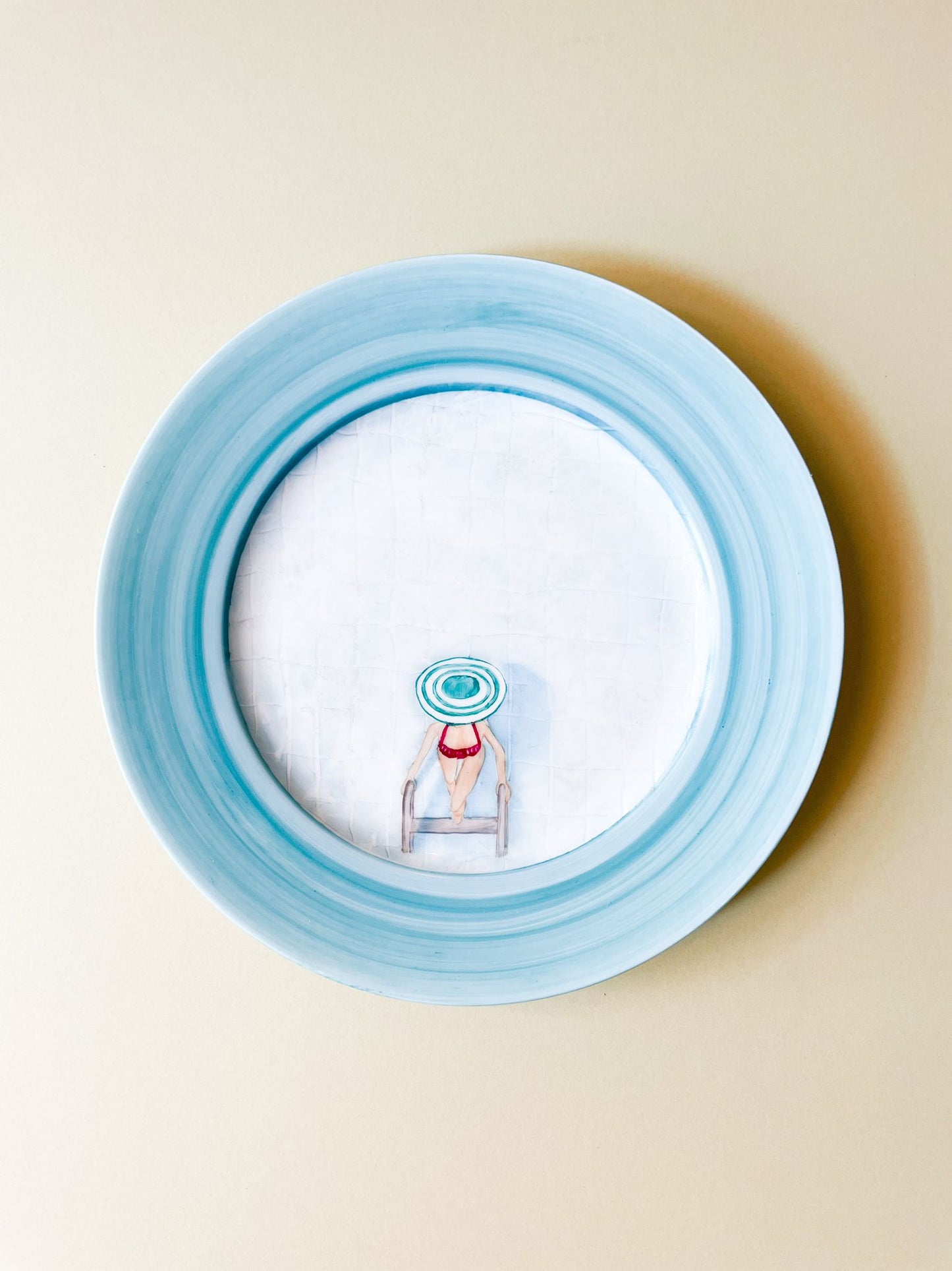 PIATTO DECORATIVO CAPRI REGINA PIATTO POLICROMO