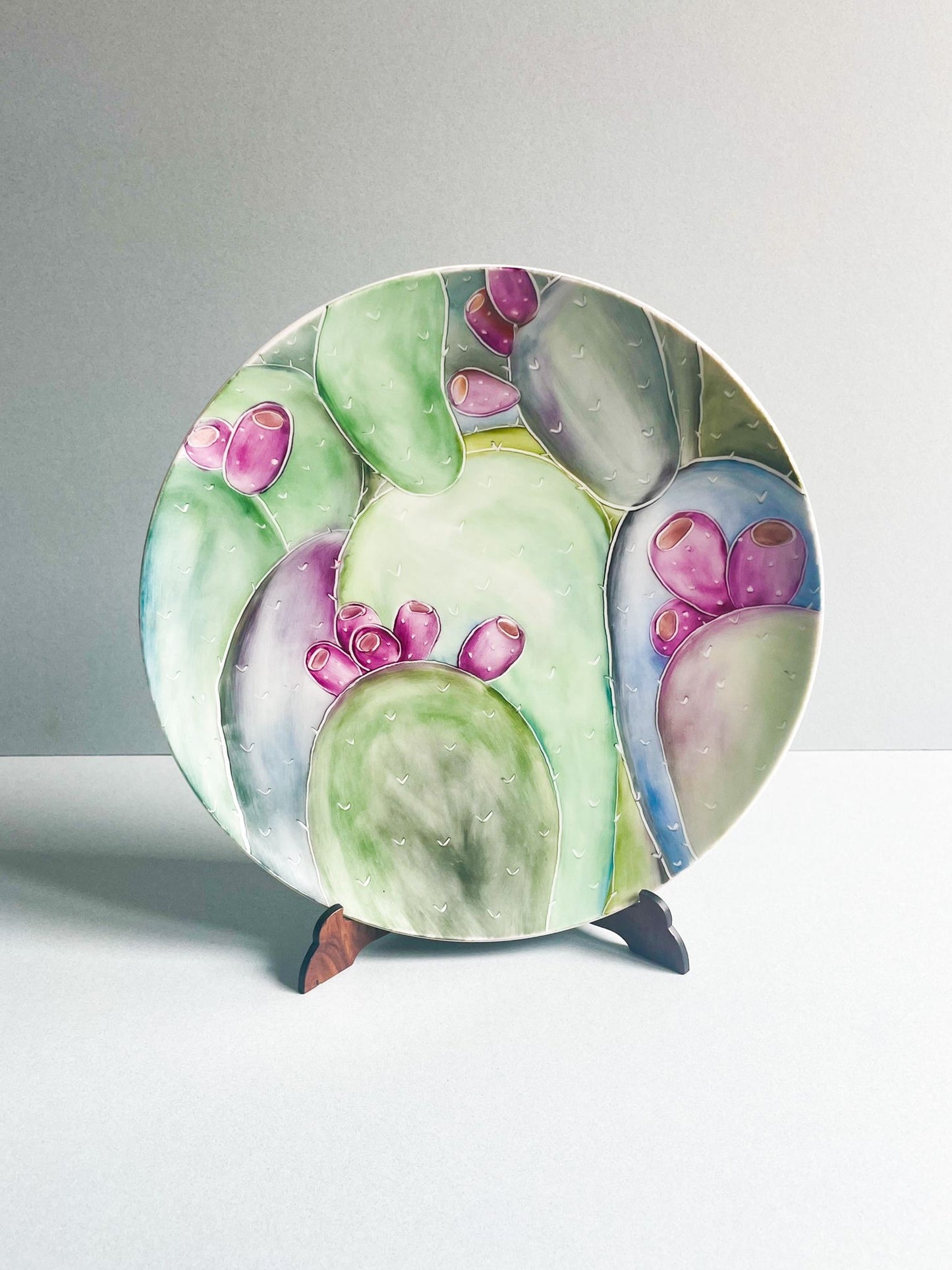 Decorative plate Piatto fichi d’india