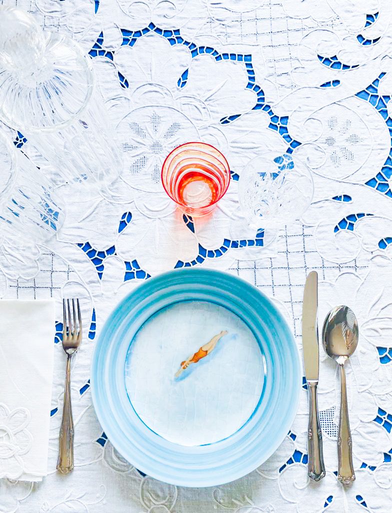 PIATTO DECORATIVO CAPRI CLARA PIATTO POLICROMO