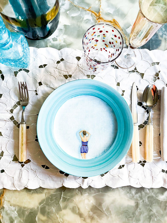 DECORATIVE PLATE CAPRI BIANCA