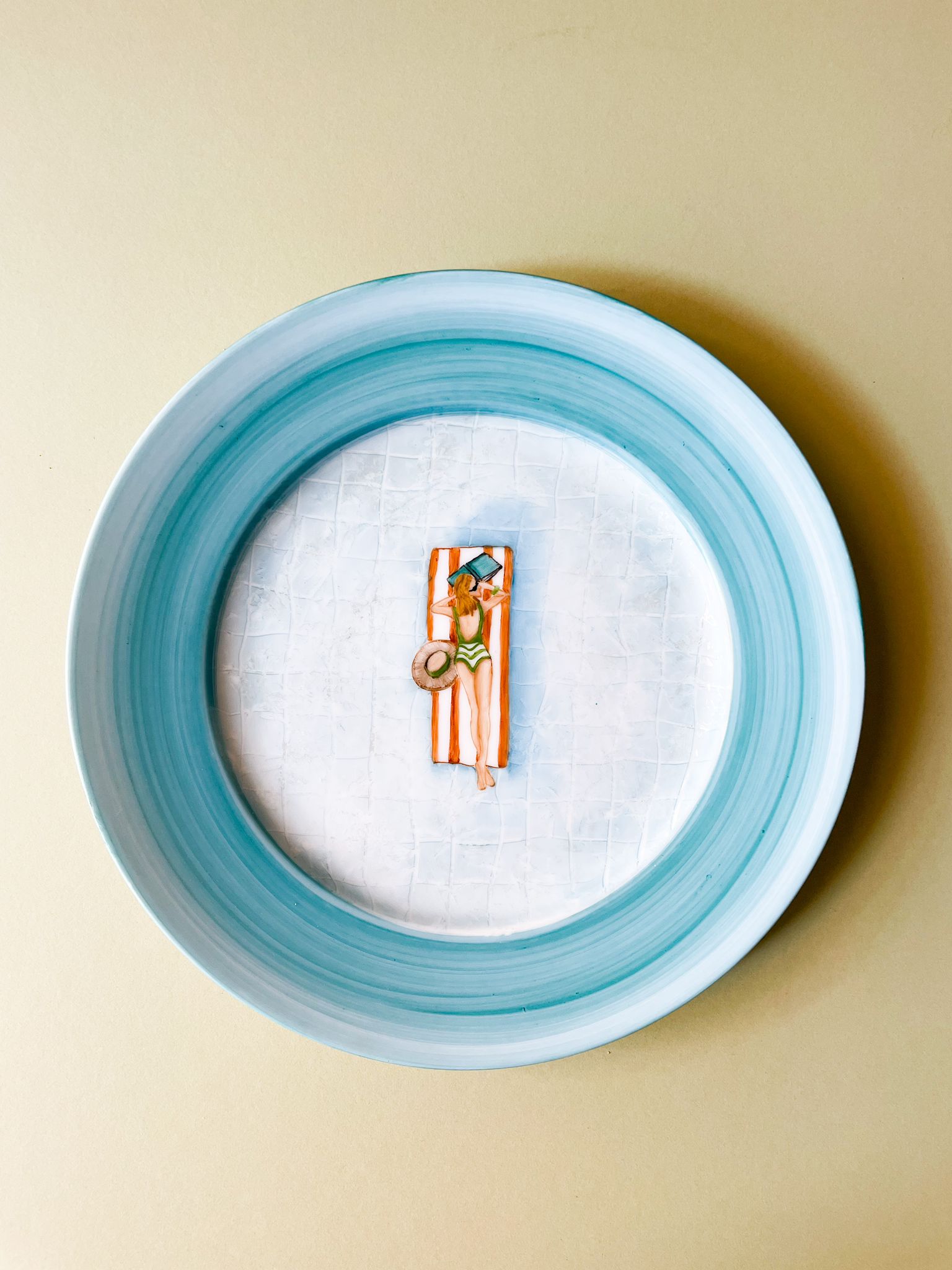 DECORATIVE PLATE CAPRI AGNESE 