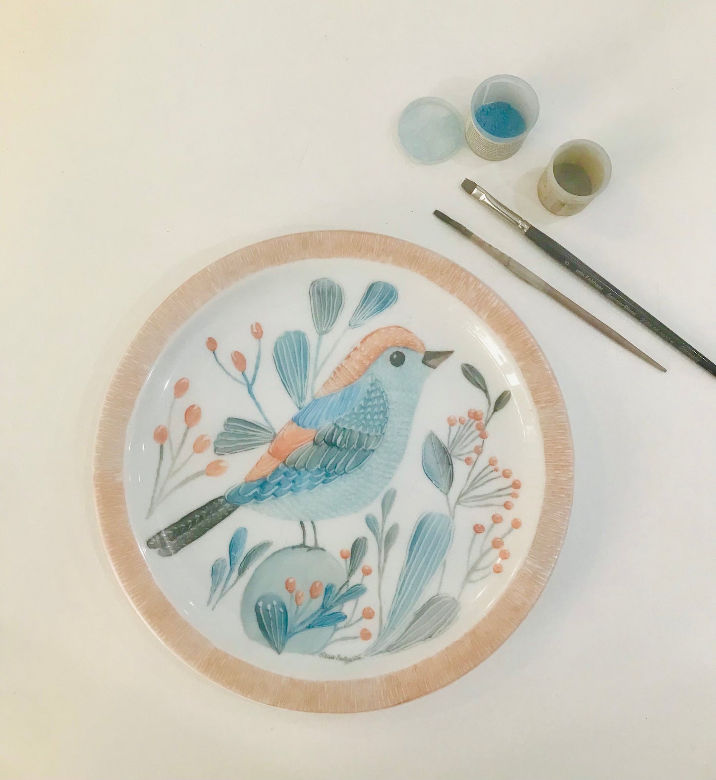 Decorative plate Piatto Naïf