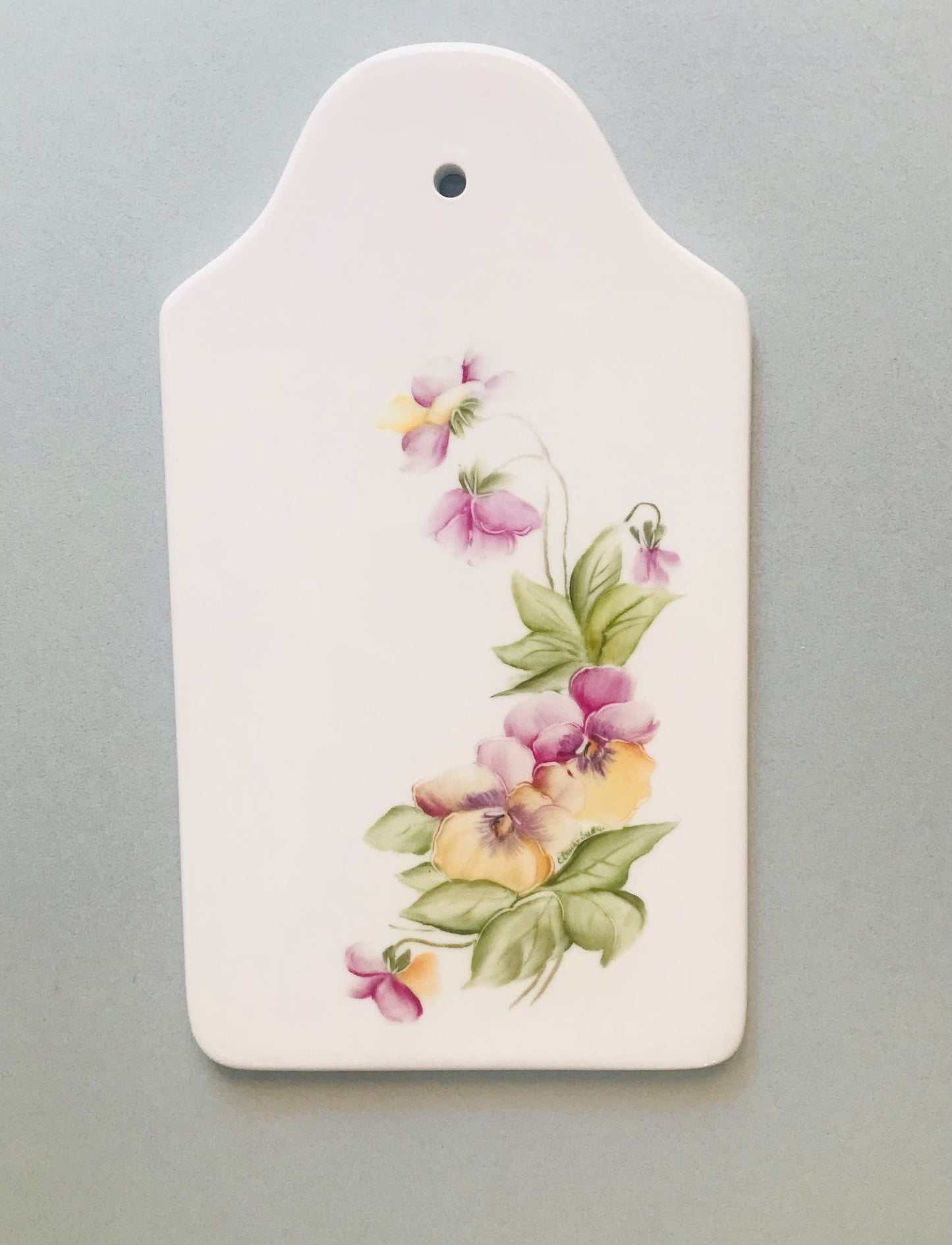 Tagliere dipinto a mano - Tagliere villette