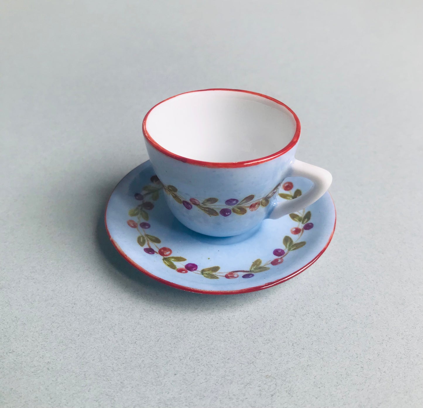 Tazzina da caffè dipinta a mano -Tazzina miniatura